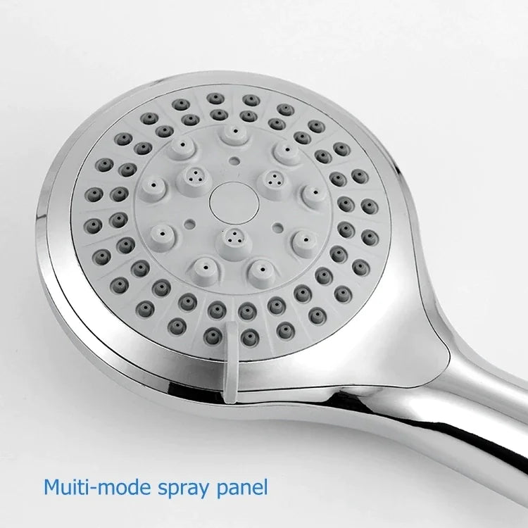 5 Setting Chrome Shower Head Comes With 5 FT Hose